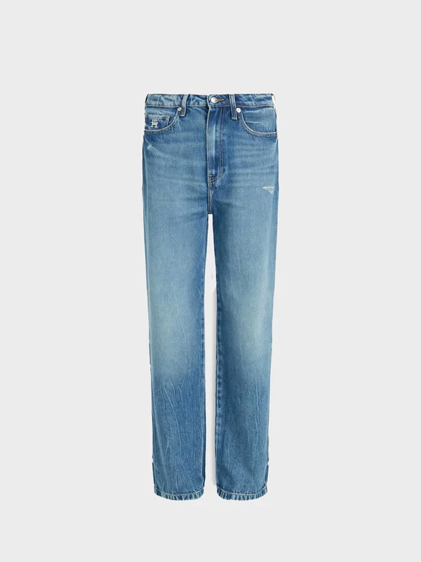 Tommy Hilfiger - Women's High Rise Relaxed Straight Jeans Denim / 31