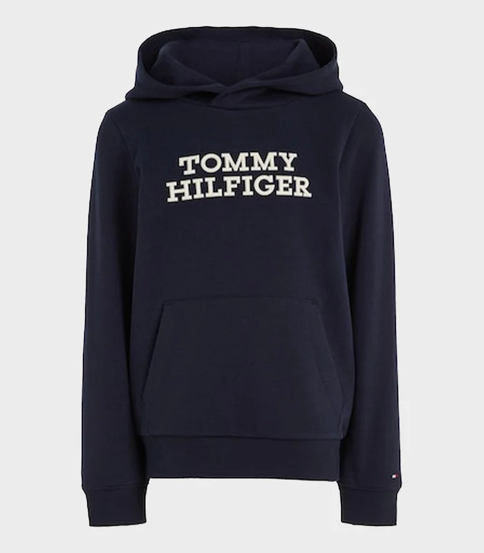 Tommy Hilfiger - Boys - Tommy Hilfiger Kids Sweatshirt With Hood And Pocket Regular Fit Desert Sky / 12