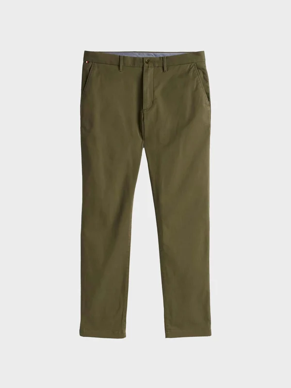 Tommy Hilfiger - Men's 1985 Collection Denton Fitted Chinos Army Green / 36