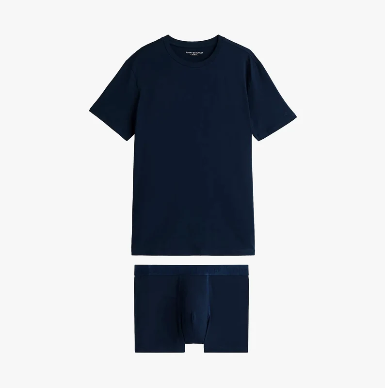 Tommy Hilfiger TRUNK & TEE Mens Gift Sets Desert Sky/Desert Sky Medium