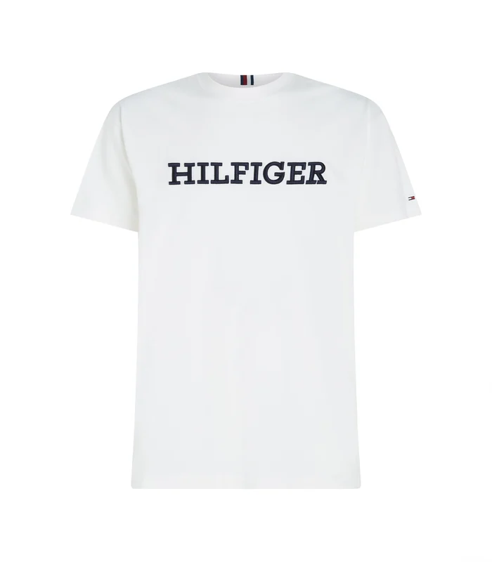Tommy Hilfiger - Men's Monotype Embro Archive Fit T-Shirt White / XL