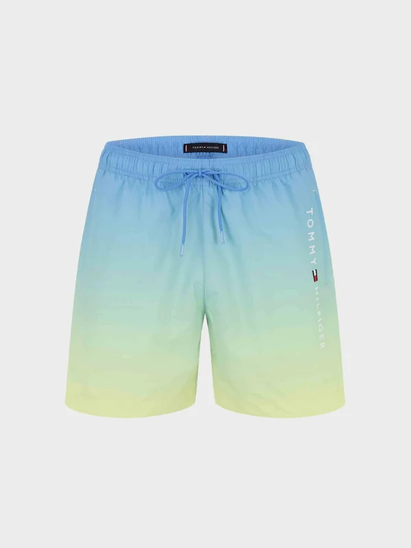 Tommy Hilfiger - Men's Original Ombre Mid Length Swim Shorts Blue / XXL