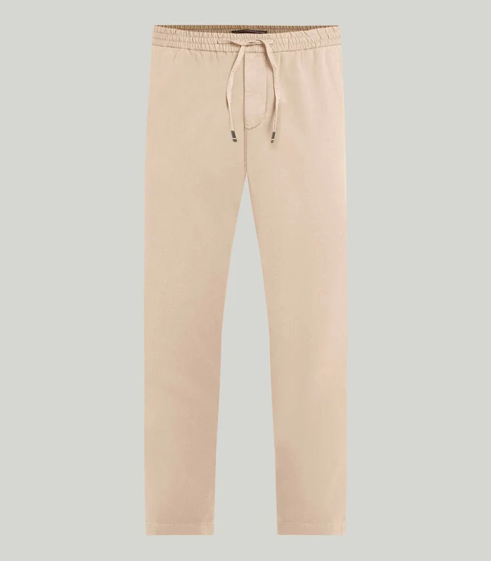 Tommy Hilfiger - Harlem Garment Dyed Drawstring Skinny Chinos Light Khaki / 34