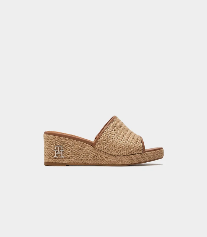 Tommy Hilfiger - Women's Rope Wedge Sandal Flip-Flops Beige / 40