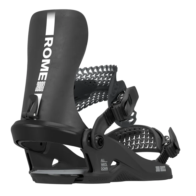 Rome 390 Boss HW 2027 Snowboard Bindings - Black L/XL