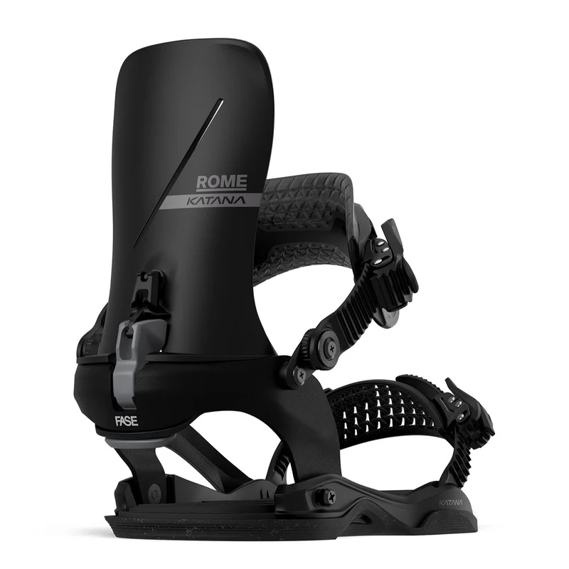 Rome Fase Katana AW 2026 Snowboard Bindings - Black L/XL