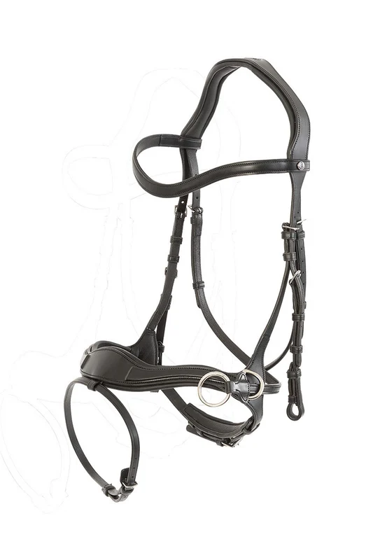 Falsterbo T-motion Bridle Black/Silver V