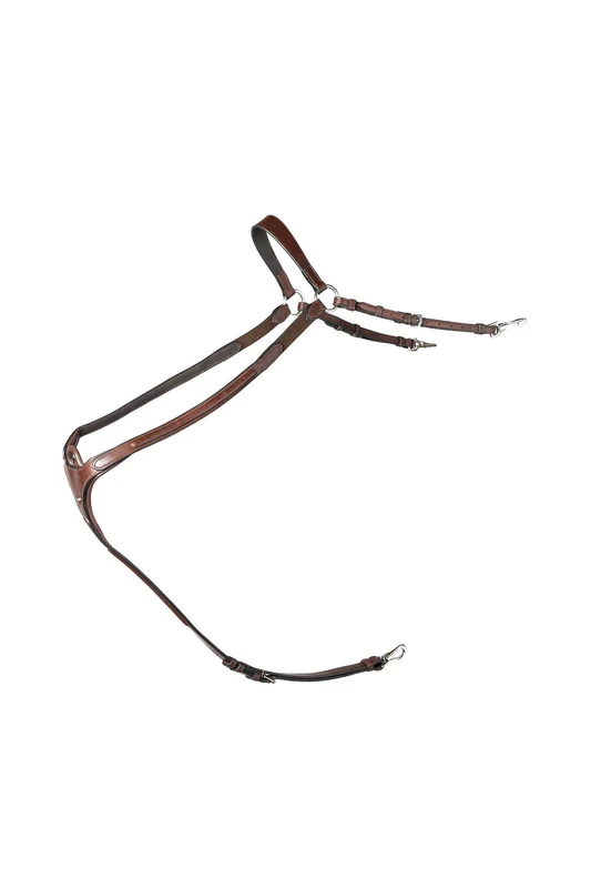 Brussels Bridge Breastplate Brown/Silver WB