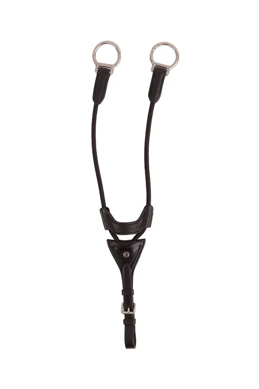 Valkenswaard Elastic Running Martingale Attachment Black/Silver V