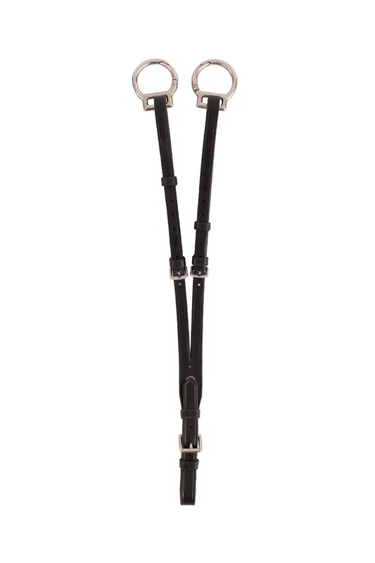 Helsinki Running Martingale Attachment Black/Silver WB