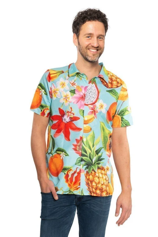 Hawaii Bluse Bunte Früchte S