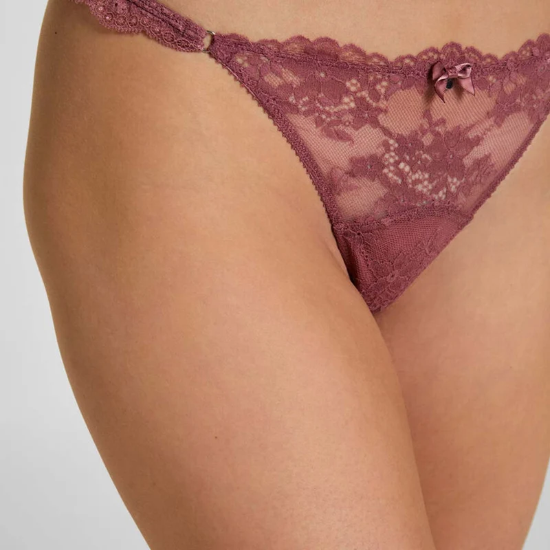 Hunkemöller Naomi String, Rosa Renaissance Rose / M