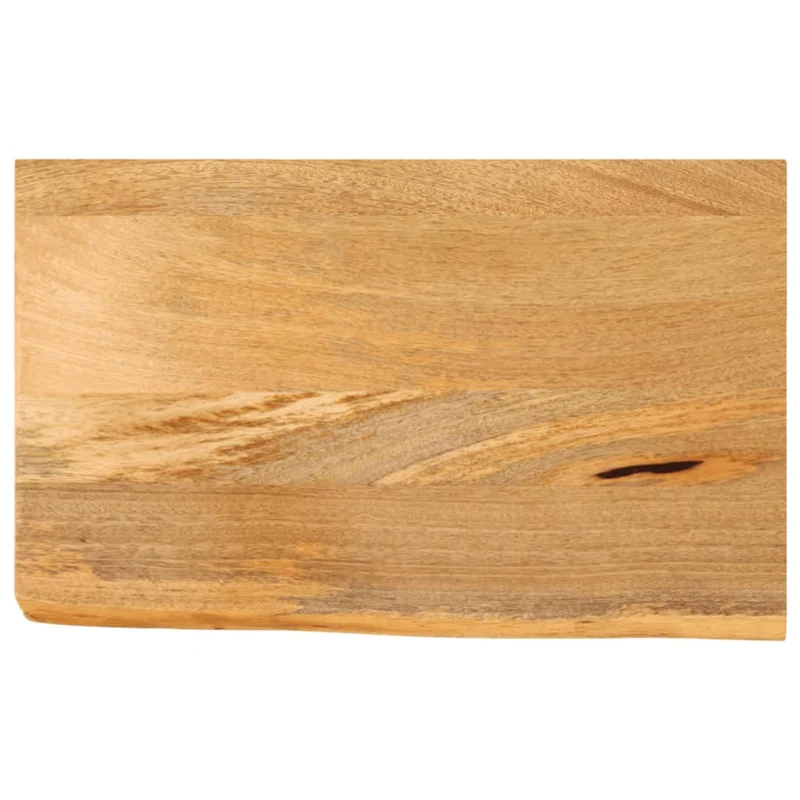 Tafelblad massief mangohout 40x20x3,8 cm natuurlijke rand