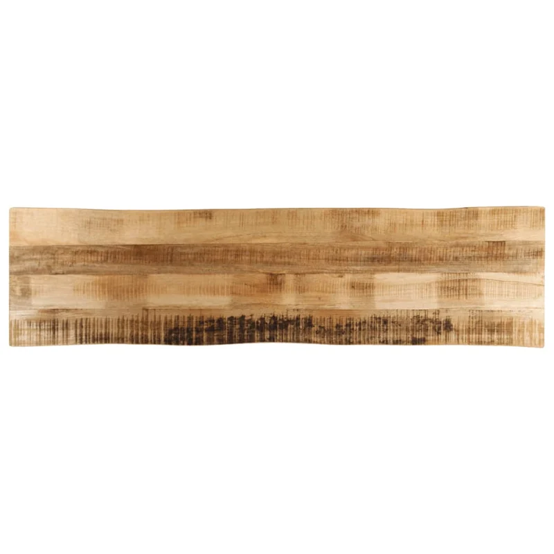 Tafelblad massief mangohout 180x40x2,5 cm natuurlijke rand