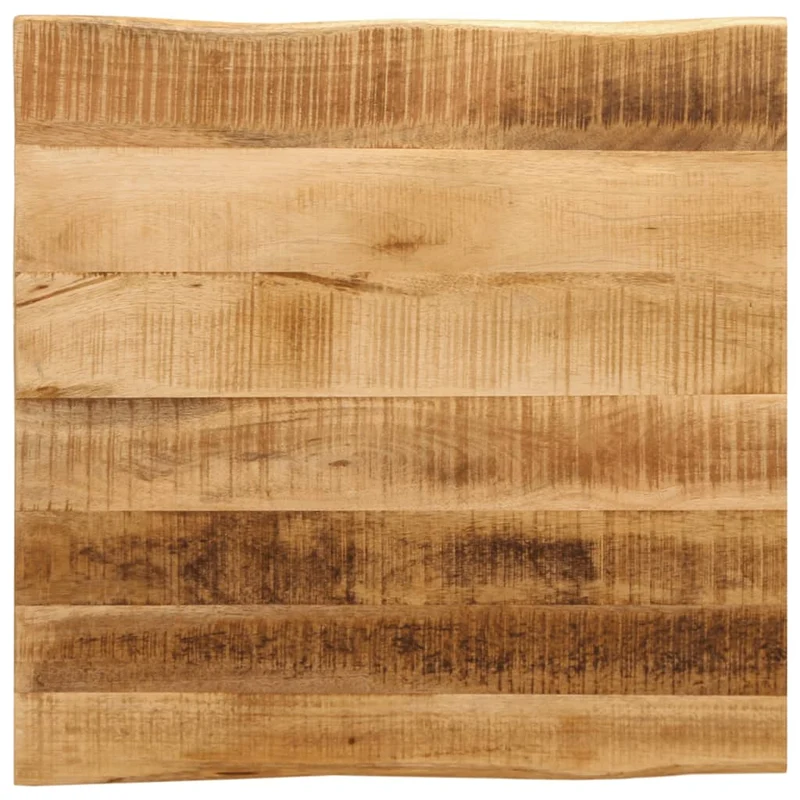Tafelblad 60x60x3,8 cm massief mangohout natuurlijke rand