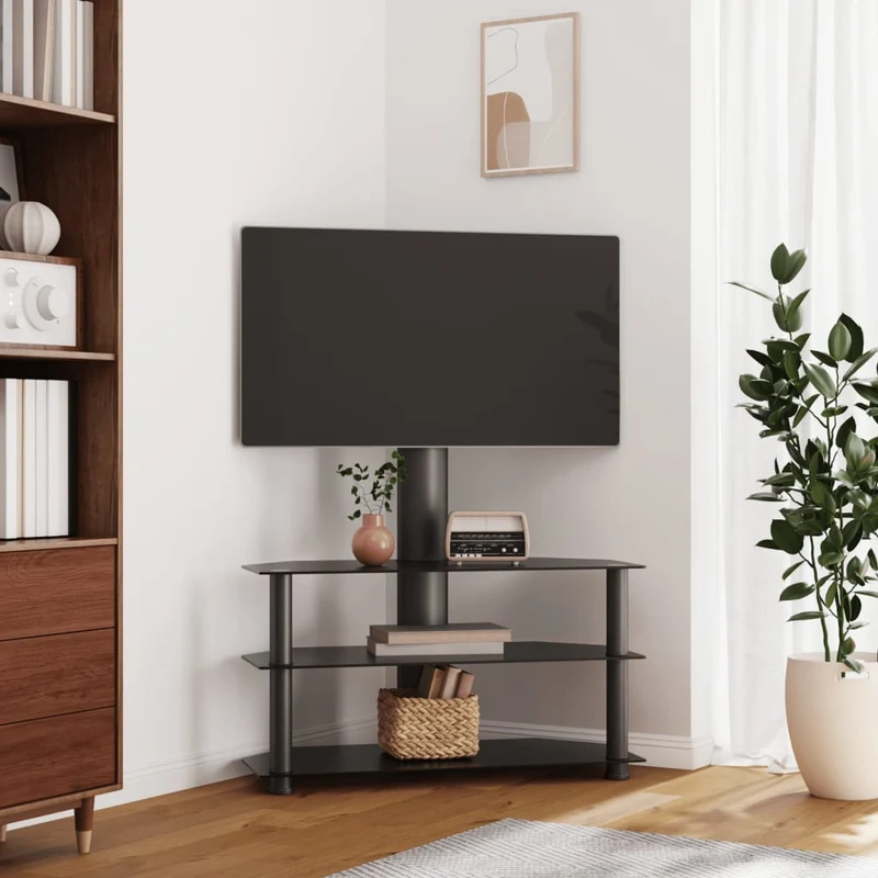 TV-taso kulmaan 3 tasoa 32-70" tv:lle musta