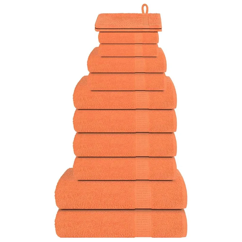 12-osainen pyyhesarja FROGN oranssi 360 gsm