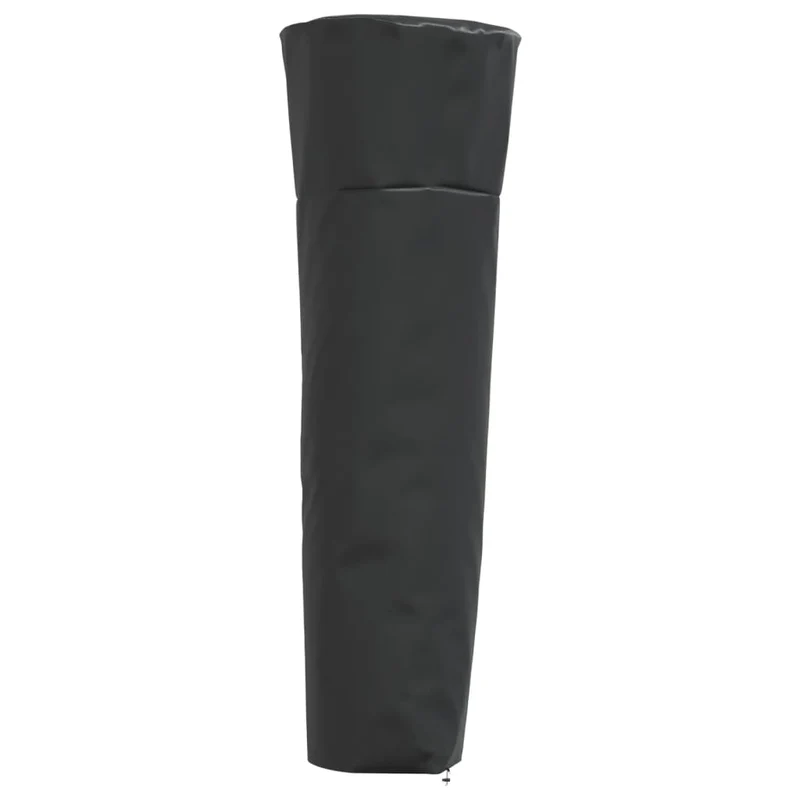 Terrasheater hoes piramide 241x86x47 cm zwart