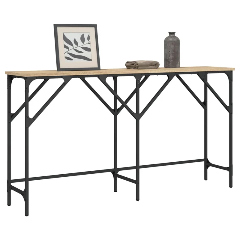 Konsolipöytä Sonoma-tammi 140x29x75 cm tekninen puu