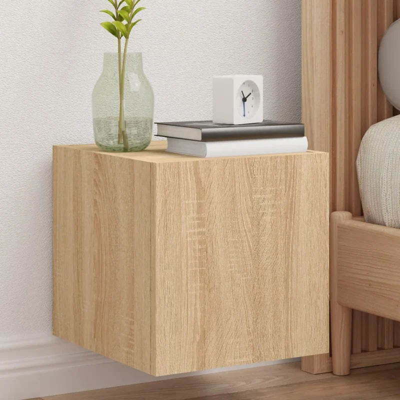 Tv-wandmeubel 30,5x35x30 cm sonoma eiken