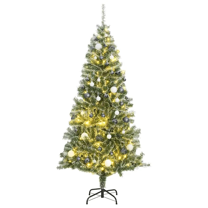 Kunstkerstboom 180 cm met 300 LED's kerstballen