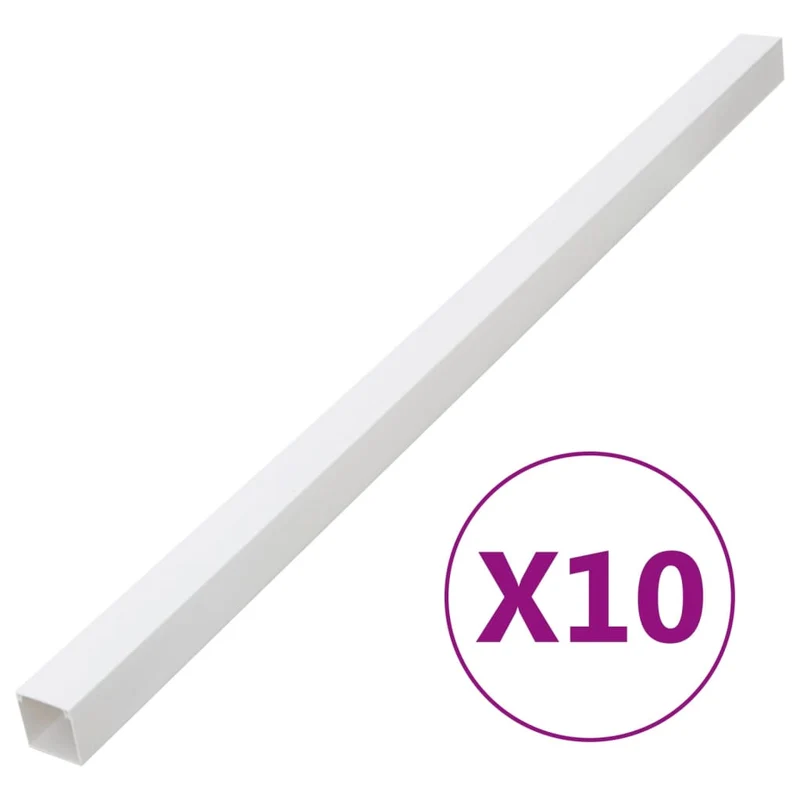 Kabelgoot 60x60 mm 10 m PVC donkerbruin