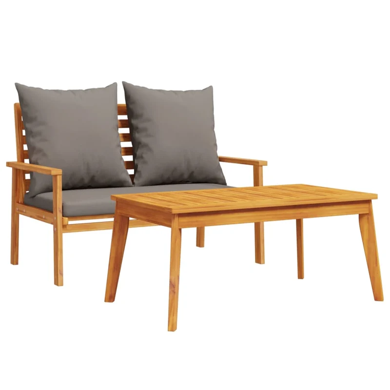 Nuvik Acacia Wood - 100cm Gray
