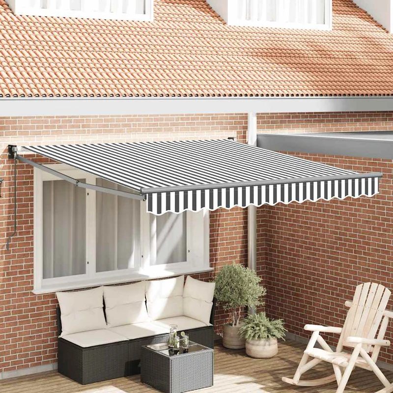 Luifel uittrekbaar 3x2,5 m stof aluminium