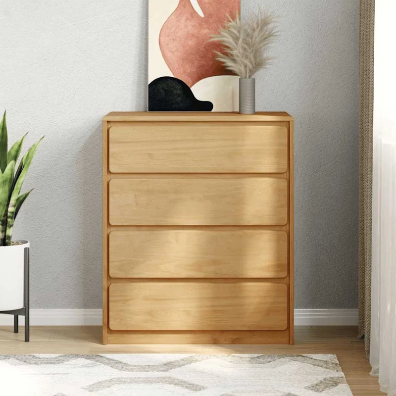 Lipasto SAUDA tammenvärinen 76,5x39x91 cm täysi mänty