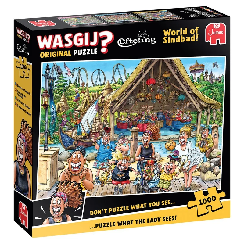 Wasgij Efteling - World of Sindbad - Puzzle 1000 Teile
