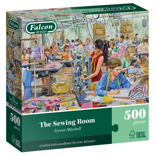 Falcon de Luxe - The Sewing Room - 500 Piece Jigsaw Puzzle