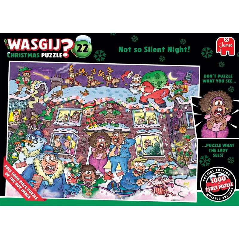 Wasjig Christmas 22 Not So Silent Night! 1000 Piece
