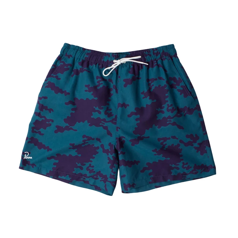 Purple Camo Man Swim Shorts 'Blue' M