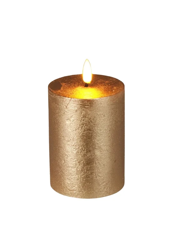 LED Candle With Timer - Gold Gold / One Size