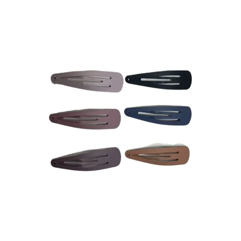 Kit Presilhas de Cabelo Fixação Segura 6 Unidades Eleganza Metal Sortido KIT PRESILHAS PARA CABELO ELEGANZA COM 6 UNIDADES