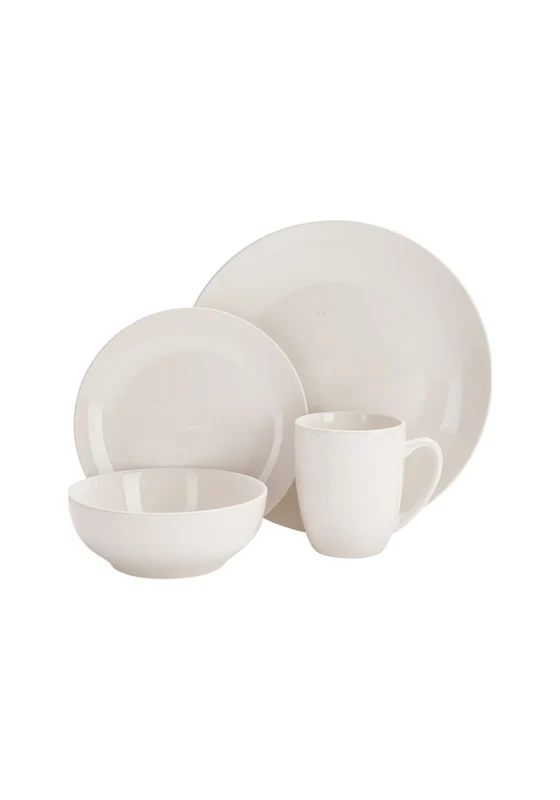 Dinner Set Of 16 Pieces - Porcelain Porcelain / One Size