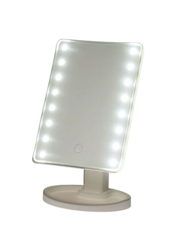 Makeup Mirror with LED Light - White White / One Size