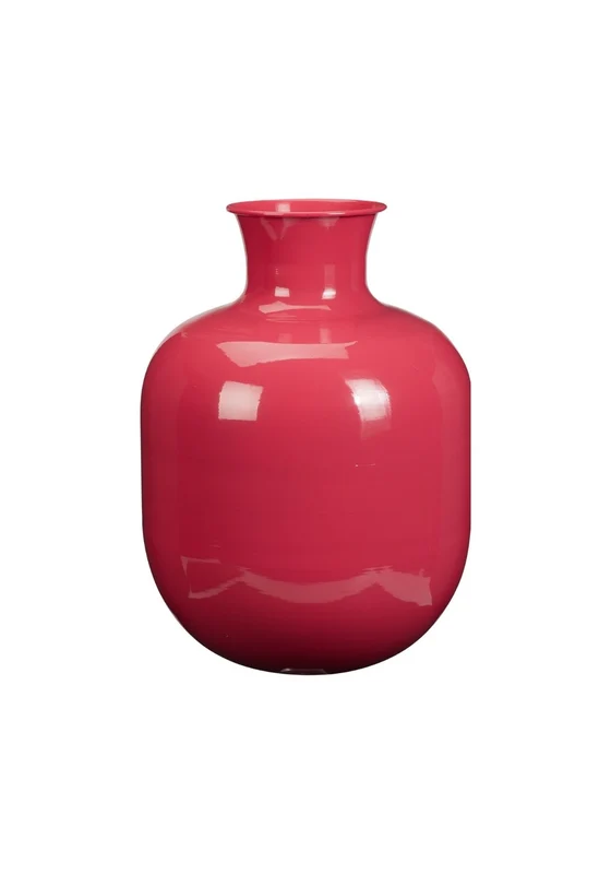 Metal Pink Vase - Pink Pink / One Size