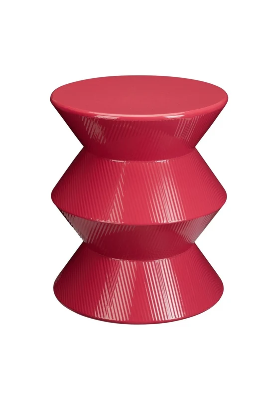 Metal Glossy Table - Pink Pink / One Size