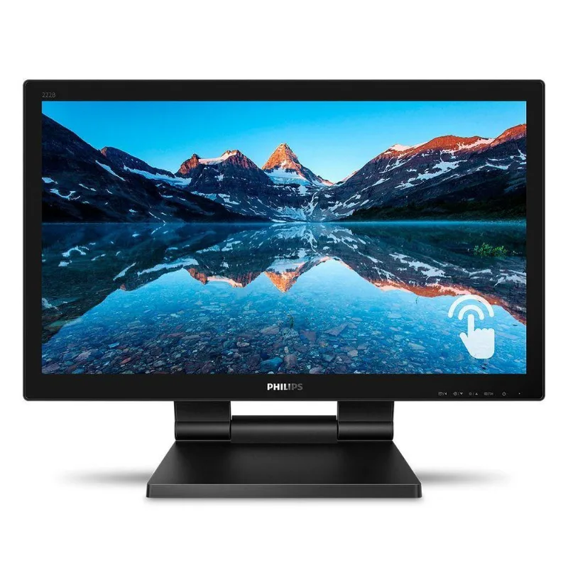 Monitor Touch 222B9TA 21,5" Full HD VA 75Hz Philips Preto Widescreen
