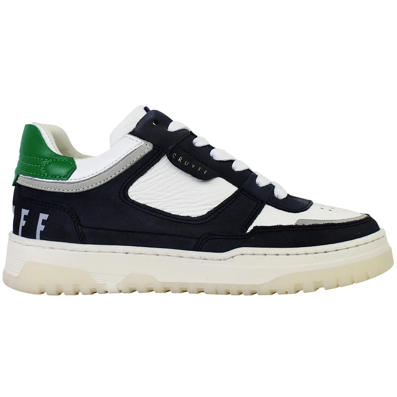 Cruyff Nemes Mid Kids White/Blue Trainers 6