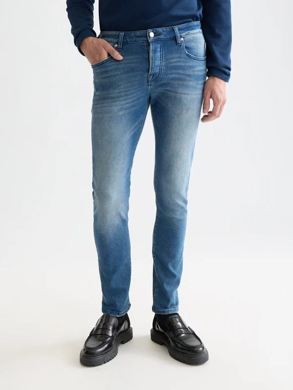 Scotch & Soda Mens Ralston Slim-Fit Jeans Bright Sun / 34L / 33