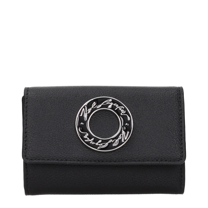 Karl Lagerfeld Black Polyester Wallet
