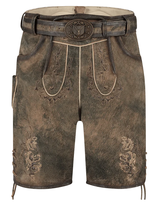 Lederhose Braun Ziegen Antik 54
