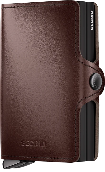SECRID TWINWALLET+ DUSK MARRÓN OSCURO