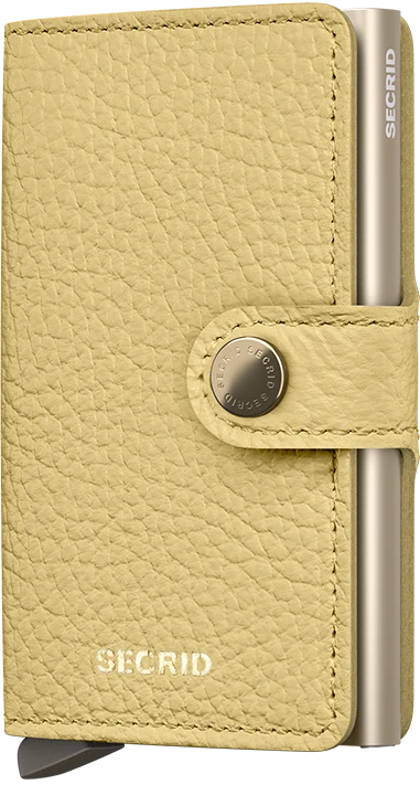 SECRID MINIWALLET PEBBLE AMARILLO PASTEL