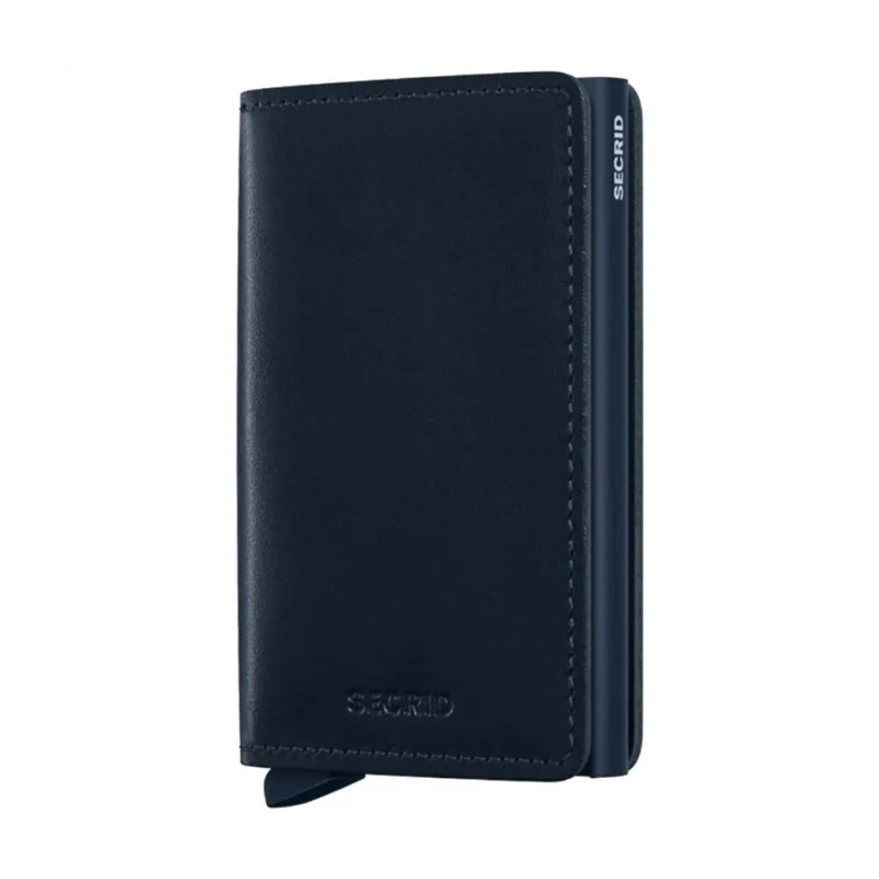 Secrid Slimwallet Compact RFID Travel Men's Wallet w/Card Holder Navy Cost Commando