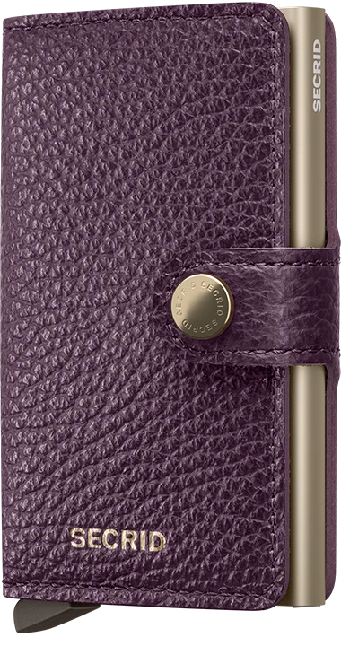 SECRID MINIWALLET PEBBLE MORADO