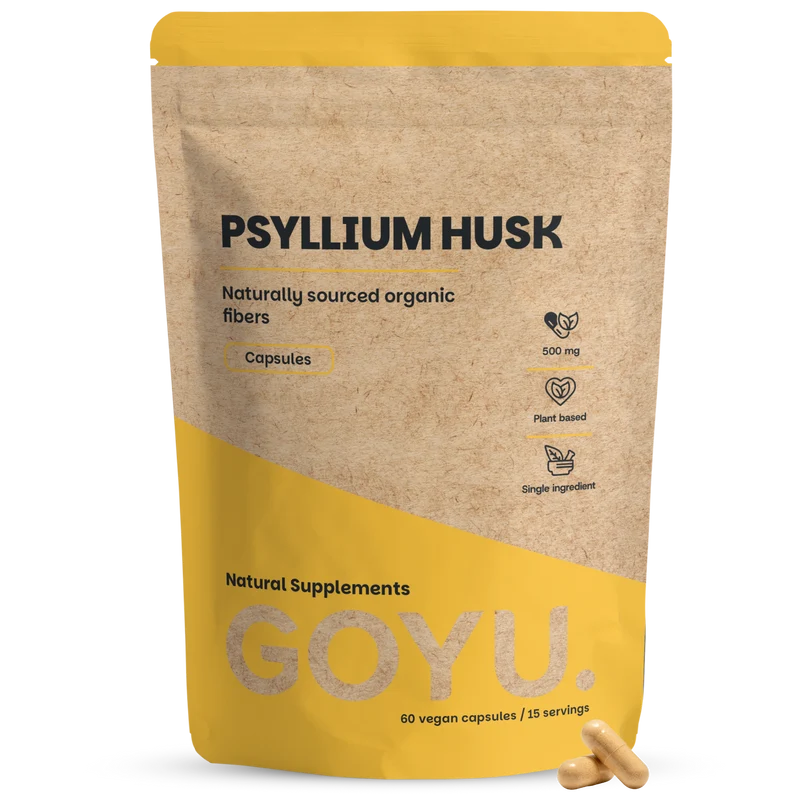 Goyu Psyllium husk vezels biologisch 60 capsules