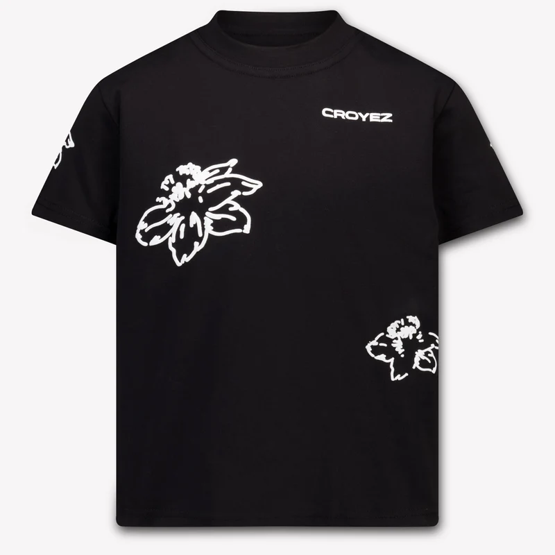 Croyez Kinder Jongens T-Shirt In Zwart 6 Jaar